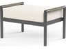 Pietra Grays Aluminum Cushion Ottoman