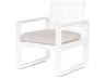 Newport Frost Aluminum Cushion Dining Chair