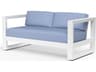 Newport Outdoor Loveseat Aluminum Frame