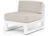 Newport Frost Aluminum Cushion Lounge Chair