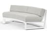 Newport Curved Patio Sofa Modern Outdoor Seating