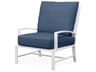Bristol White Aluminum Cushion Lounge Chair
