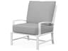 Bristol White Aluminum Cushion Lounge Chair
