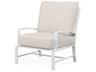 Bristol White Aluminum Cushion Lounge Chair