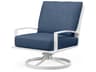 Bristol White Aluminum Cushion Lounge Chair