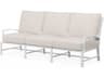 Bristol White Aluminum Cushion Sofa
