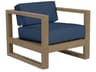 Coastal Te Teak Wood Cushion Lounge Chair