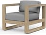 Coastal Te Teak Wood Cushion Lounge Chair