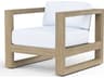 Coastal Te Teak Wood Cushion Lounge Chair