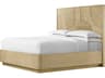 Origins Plinth Sesame Beige Sycamore Wood King Platform Bed