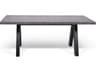 Apex Dining Table Concrete Look and Black