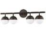Enson 4-Light Bronze Vanity Light