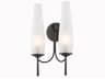 Legacy 2-Light Forged Iron Black Vanity Light