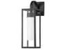 Pax Outdoor Wall Sconce in Textured Black