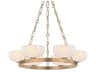Caelum 6-Light Patina Brass Bowl Chandelier