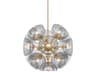 Salix 16-Light Patina Brass Sputnik Chandelier