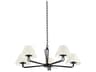 Ozias 5-Light Black Candelabra Empire Chandelier