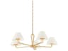 Ozias 5-Light Gold Candelabra Empire Chandelier