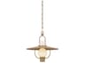 Cahill 1-Light Patina Brass Lantern Pendant