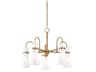 Maple 5-Light Patina Brass Chandelier