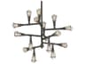 Conduit 16-Light Aged Pewter Tiered Chandelier