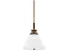 Staton 1-Light Patina Brass Bronze Pendant