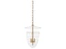 Tully 3-Light Patina Brass Pendant