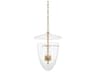 Tully 4-Light Patina Brass Pendant