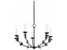 Florian 5-Light Black Candelabra Chandelier