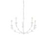 Florian Chandelier in Gesso White A Modern Organic Fixture