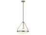 Kade 1-Light Patina Brass Pendant