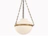 Paradigm 1-Light Patina Brass Bowl Pendant