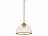 Glint 1-Light Patina Brass Dome Pendant