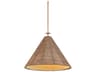 Redwood 1-Light Patina Brass Brown Pendant
