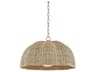 Jack 1-Light Patina Brass Brown Dome Pendant