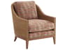 Palm Desert Brown Fabric Glendale Accent Chair