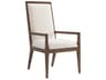 Island Fusion Natori Slat Back Dining Arm Chair