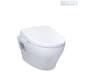 Washlet+ EP Wall-Hung Elongated Toilet with S7A Contemporary Bidet Seat and DuoFit In-Wall Auto Dual-Flush Tank System