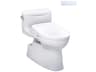 Carolina-II Washlet+ 1-Piece Elongated Cotton White Toilet and Washlet+ S7A Contemporary Bidet Seat