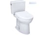 Drake Washlet+ 2-Piece Elongated Universal Height Tornado Flush Toilet with S7 Contemporary Bidet Seat