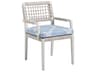 Seabrook Aluminum Wicker Dining Arm Chair