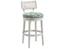 Seabrook Aluminum Wicker Swivel Bar Stool