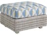 Seabrook Aluminum Wicker Ottoman