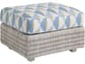 Seabrook Aluminum Wicker Ottoman