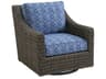 Cypress Point Ocean Terrace Wicker Swivel Glider Lounge Chair