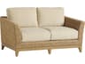 Los Altos Valley View Wicker Loveseat