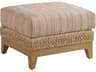Los Altos Valley View Wicker Ottoman