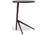 Elements Round Metal Antique Copper End Table