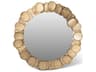 Suri Elements Wall Mirror Round Antique Brass