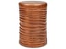 Elements Tara Stool Vintage Copper Sculptural Accent